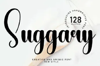 Suggary Script font