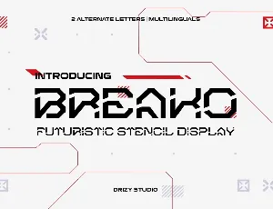 Breako font