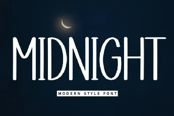 Midnight Display font