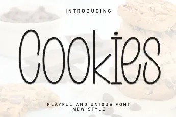 Cookies Display font