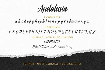 Andalusia font