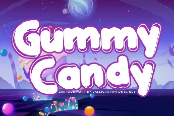 Gummy Candy Demo font