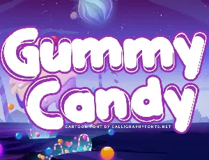 Gummy Candy Demo font