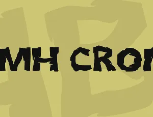 JMH Crom font