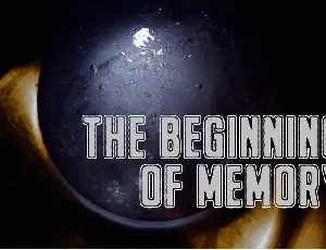 The Beginning Of Memory font