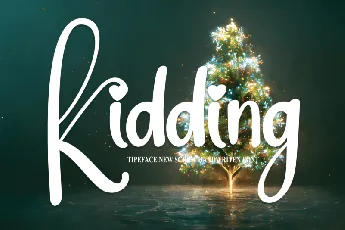 Kidding font