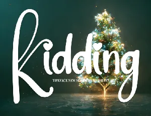 Kidding font