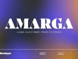 Amarga font