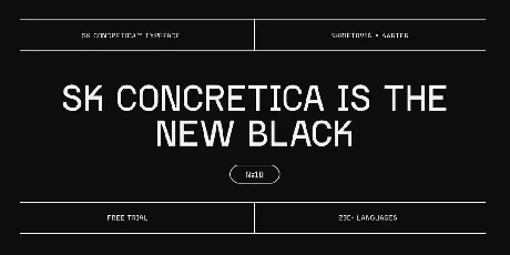 SK Concretica font