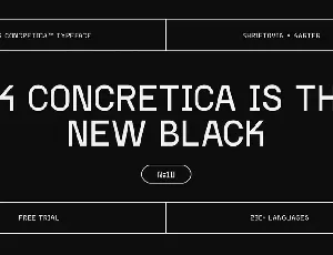 SK Concretica font