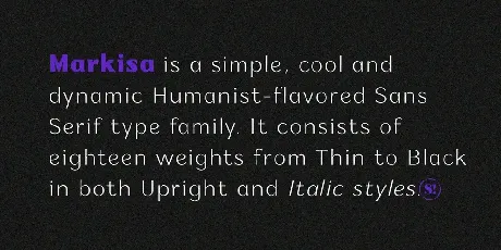 Markisa font