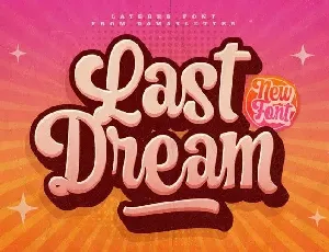 Last Dream Script font