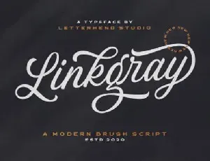 Linkgray Calligraphy font