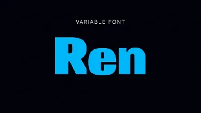 Ren Free font