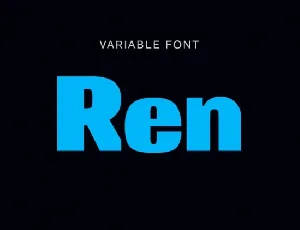 Ren Free font