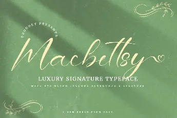 Macbettsy font