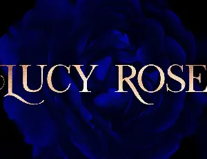 Lucy Rose font