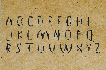 Broken Runes font