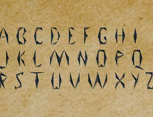 Broken Runes font