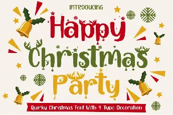 HappyChristmasParty font