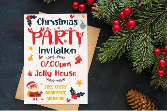 HappyChristmasParty font