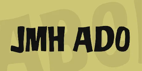 JMH ADO font