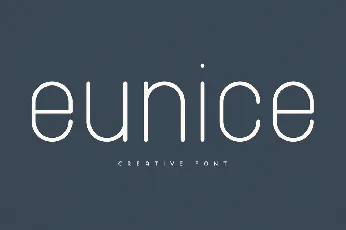 Eunice font