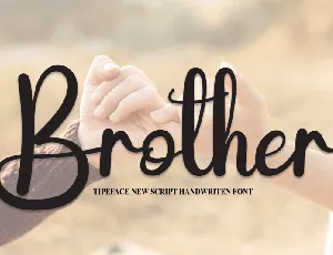 Brother Script Typeface font