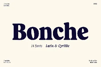 Bonche Family font