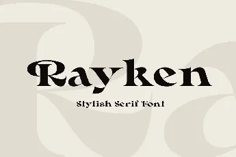 Rayken font