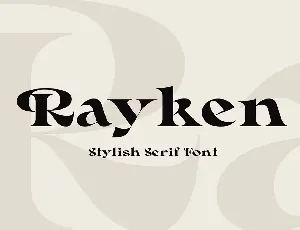 Rayken font