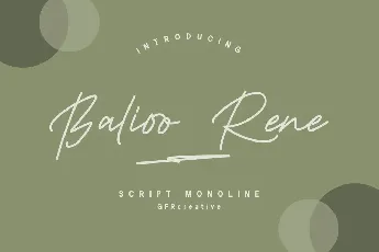 Balioo Rene font