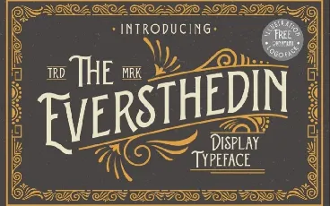 Eversthedin Display font