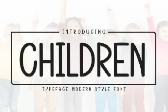 Children Display font