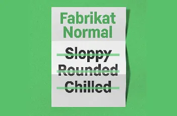 Fabrikat Normal font