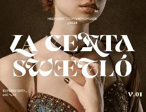 La Centa Sweetlo Trial font