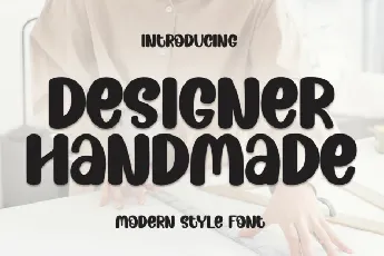 Designer Handmade Display font