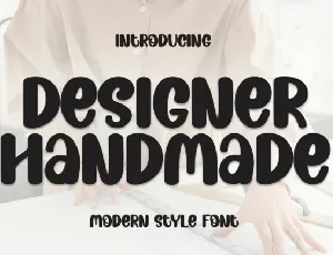 Designer Handmade Display font