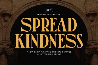 Spread Kindness font