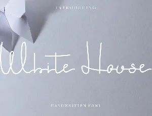 White House font