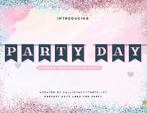 Party Day Demo font