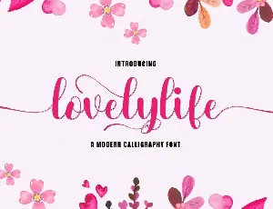 Lovelylife font