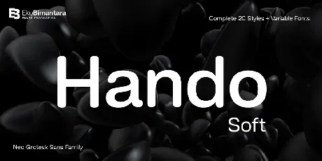 Hando Soft Trial font