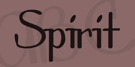 Spirit font