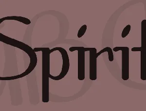 Spirit font