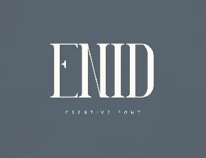 Enid font