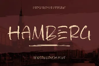 Hamberg Brush font