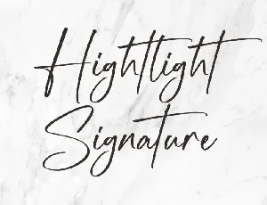 Hightlight font