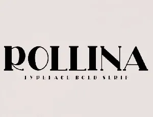 Rollina Serif font