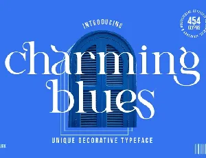 Charming Blues font